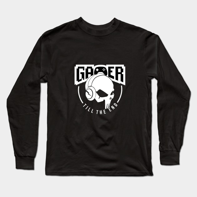 gamer till the end cool Long Sleeve T-Shirt by enigmatyc
